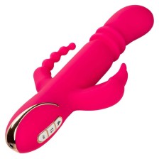 CALEXOTICS - JACK FANTASY VIBRATORE TRIPLO RISCALDATO ROSA CONIGLIO