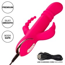 CALEXOTICS - JACK FANTASY DREIFACH BEHEIZTER VIBRATOR RABBIT ROSA