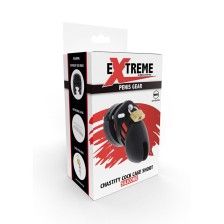 HIDDEN DESIRE - EXTREME CASTIDADE GAIOLA DE SILICONE TAMANHO S PRETO