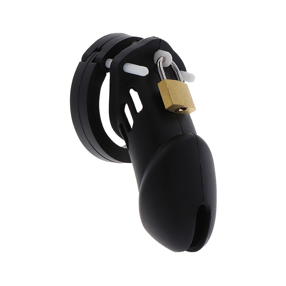 HIDDEN DESIRE - EXTREME CAGE DE CHASTETÉ SILICONE TAILLE L NOIR