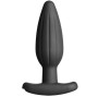 ELECTRASTIM - SILIKON SCHWARZ ROCKER BUTT PLUG MITTEL