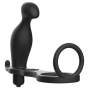 ADDICTED TOYS - PLUG ANAL AVEC ANNEAU EN SILICONE NOIR 12 CM