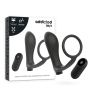 ADDICTED TOYS - PENISRING MIT FERNBEDIENUNG ANALPLUG SCHWARZ WIEDERAUFLADBAR