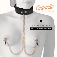 COQUETTE CHIC DESIRE - COLAR FANTASY NIPPLE CLAMP COM FORRO DE NEOPRENE