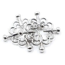 OHMAMA FETISH - METALLIC NIPPLE CLAMPS FLOWER