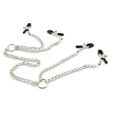 OHMAMA FETISH - 4 CHAIN NIPPLE CLAMPS