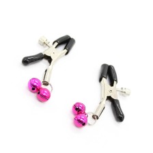 OHMAMA FETISH - NIPPLE CLAMPS WITH PINK BELL