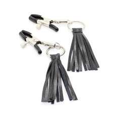 OHMAMA FETISH - PU TASSEL NIPPLE CLAMPS