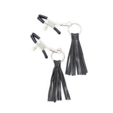 OHMAMA FETISH - PU TASSEL NIPPLE CLAMPS