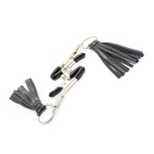 OHMAMA FETISH - PU TASSEL NIPPLE CLAMPS