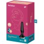 SATISFYER - PLUG ILICIOUS 2 PLUG VIBRATOR BLACK
