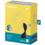 SATISFYER - APLICATIVO DE PLUGUE VIBRATÓRIO SWEET SEAL PRETO