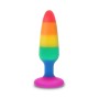 ORGULHO - BANDEIRA LGBT PLUG TWINK 8,5 CM
