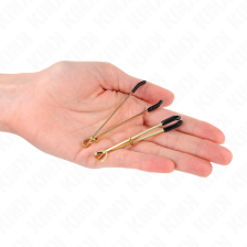 KINK - THIN NIPPLE CLAMPS GOLD 7 CM