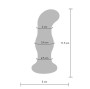 TOYJOY - THE GLEAMING VIBRATING GLAS BUTTPLUG