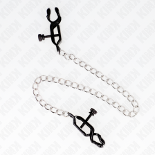 KINK - FLAT CHAIN NIPPLE CLAMPS SILVER 30 CM