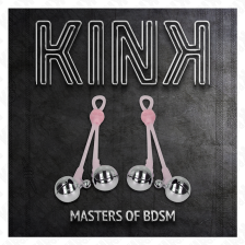 KINK - PINÇAS DE CRÂNIO LUMINOSAS COM ANEL SINOS AJUSTÁVEIS ROSA / PRATA