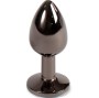 SECRETPLAY - PLUG ANAL EN GUNMETAL PETITE TAILLE 7 CM