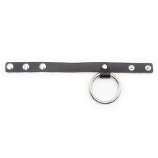 OHMAMA FETISH - METAL COCK RING WITH BALL DIVIDER