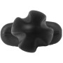 ELECTRASTIM - TARTARUS PLUG ANALE QUADRIPOLARE IN SILICONE NERO