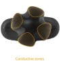 ELECTRASTIM - TARTARUS PLUG ANALE QUADRIPOLARE IN SILICONE NERO