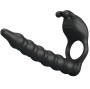 PRETTY LOVE - BLACKNEY PENIS RING WITH BLACK VIBRATOR PLUG