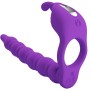 PRETTY LOVE - BLACKNEY ANNEAUX PÉNIS AVEC PLUG VIBRATEUR