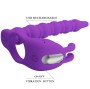 PRETTY LOVE - BLACKNEY ANNEAUX PÉNIS AVEC PLUG VIBRATEUR