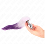 KINK - ANAL PLUG SIZE L 10 X 4 CM WITH SYNTHETIC TAIL 40 CM PURPLE