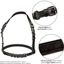 CALEXOTICS - EUPHORIA ARNÊS DE FIVELA HALTER PRETO