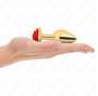 KINK - PLUG ANAL OR ROSE ROUGE TAILLE M