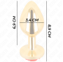 KINK - PLUG ANAL OR ROSE ROUGE TAILLE M