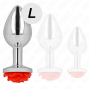 KINK - PLUG ANALE ROSA ROSSO TAGLIA L