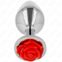 KINK - PLUG ANAL ROSE ROUGE TAILLE M