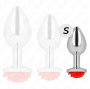 KINK - PLUG ANALE ROSA ROSSO TAGLIA S