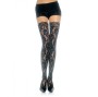 LEG AVENUE - BAS EN DENTELLE FLEURIE