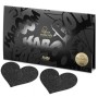 BIJOUX - INDISCRETS PEZONERAS FLASH CORAZÓN NEGRO