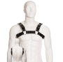 LEATHER BODY - IMBRACATURA PER BULL DOG NERA