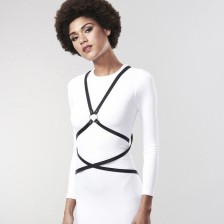 BIJOUX INDISCRETS - PETTORINA MULTIVIE MAZE NERA
