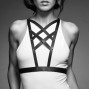 BIJOUX INDISCRETS - MAZE CROSSOVER HARNESS MIT SCHWARZEM HALSBAND