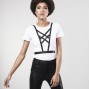 BIJOUX INDISCRETS - MAZE CROSSOVER HARNESS MIT SCHWARZEM HALSBAND