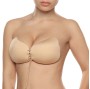 BYE-BRA - LACE-IT ENHANCEMENT PUSH-UP BEIGE CUP D