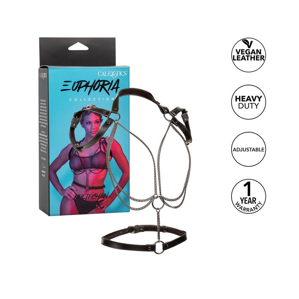 CALEXOTICS - EUPHORIA MULTICHAIN HALTER HARNESS PREMIUM