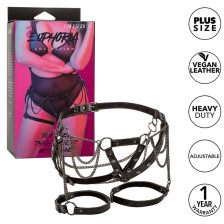 CALEXOTICS - EUPHORIA MULTICAIN THIGH HARNESS PREMIUM TAMANHO PLUS