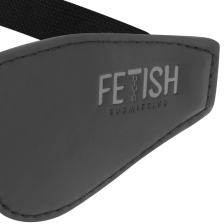 FETISH SUBMISSIVE - MASK VEGAN LEATHER WITH NEOPRENE LINING