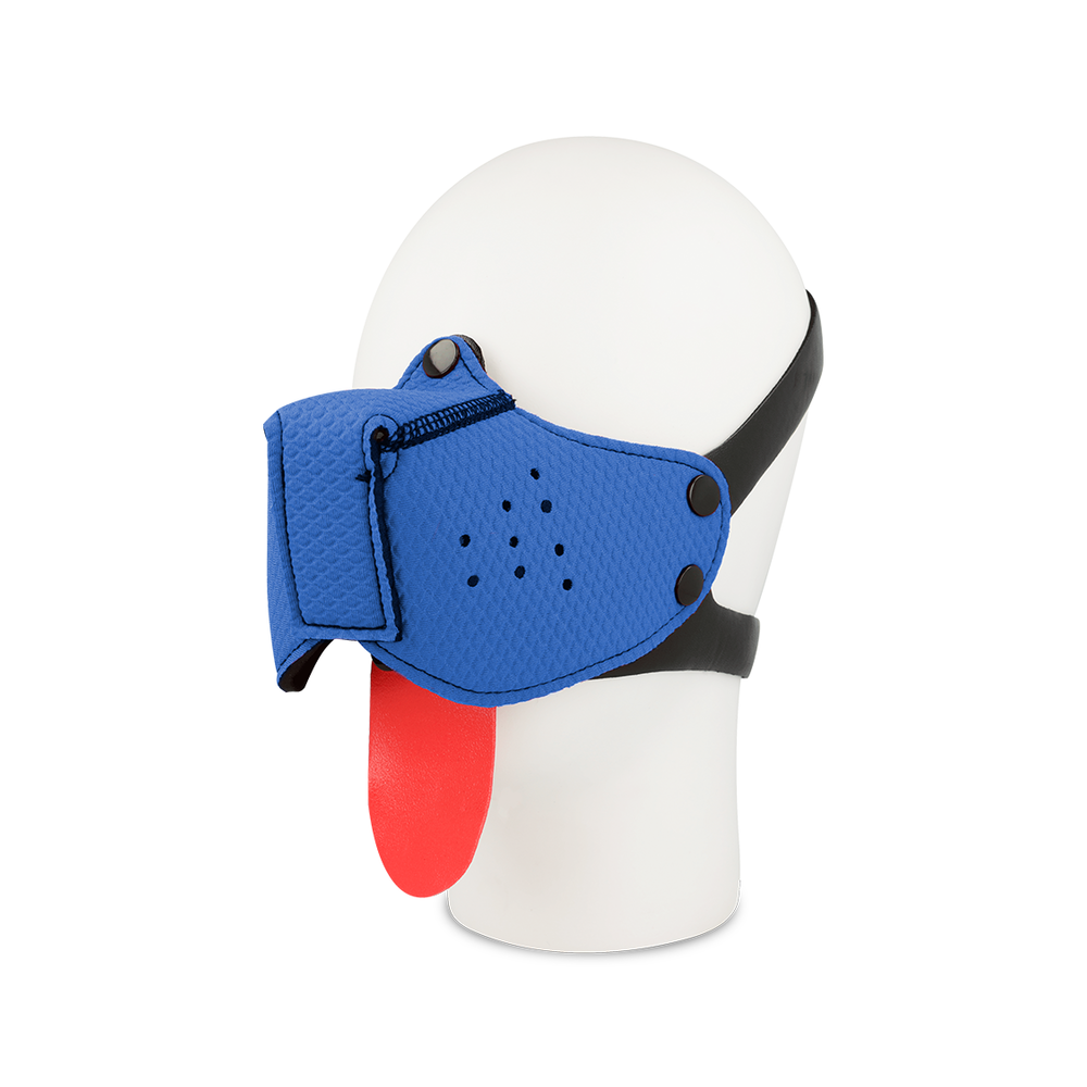 OHMAMA FETISH DOG MUZZLE - BLUE