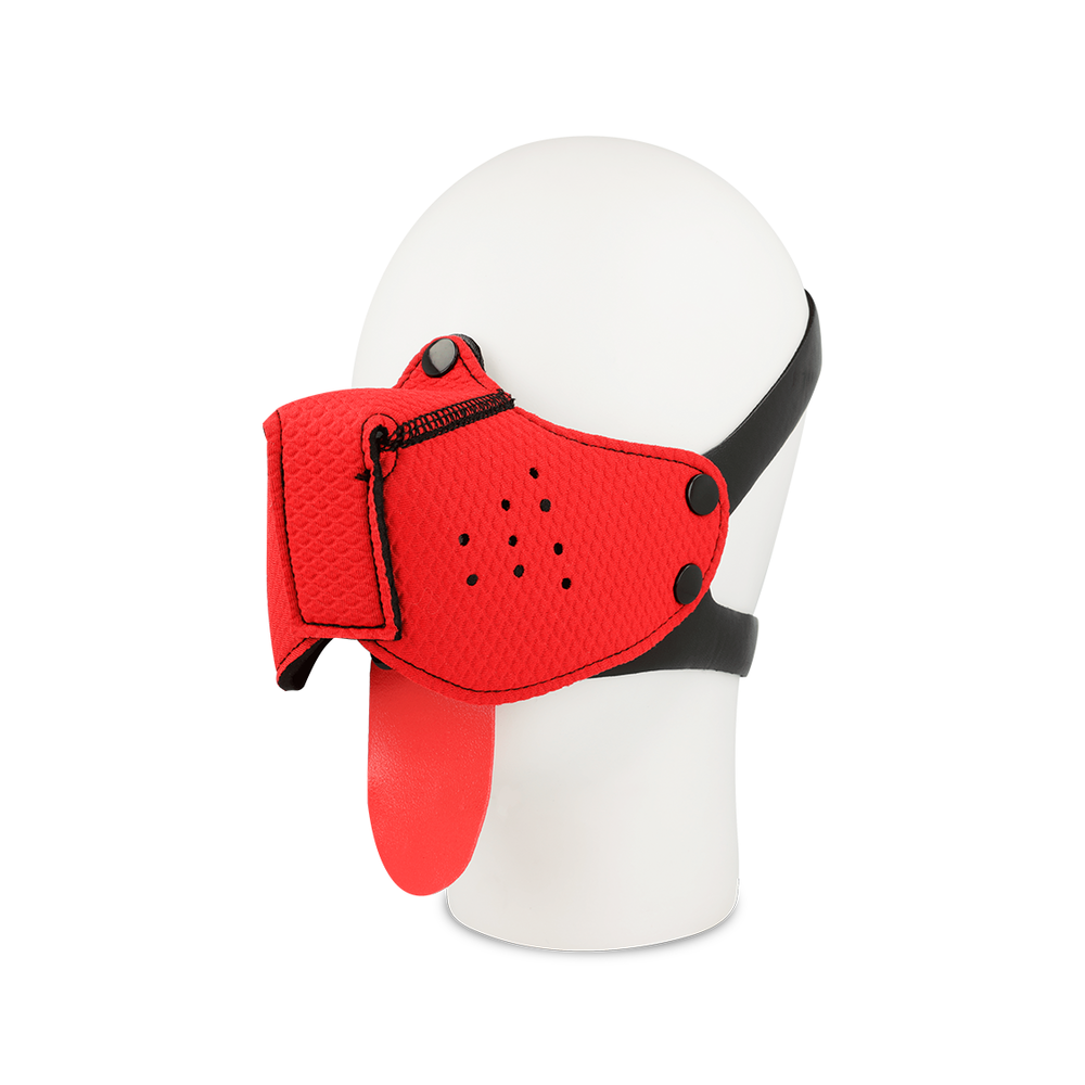 OHMAMA FETISH DOG MUZZLE - RED