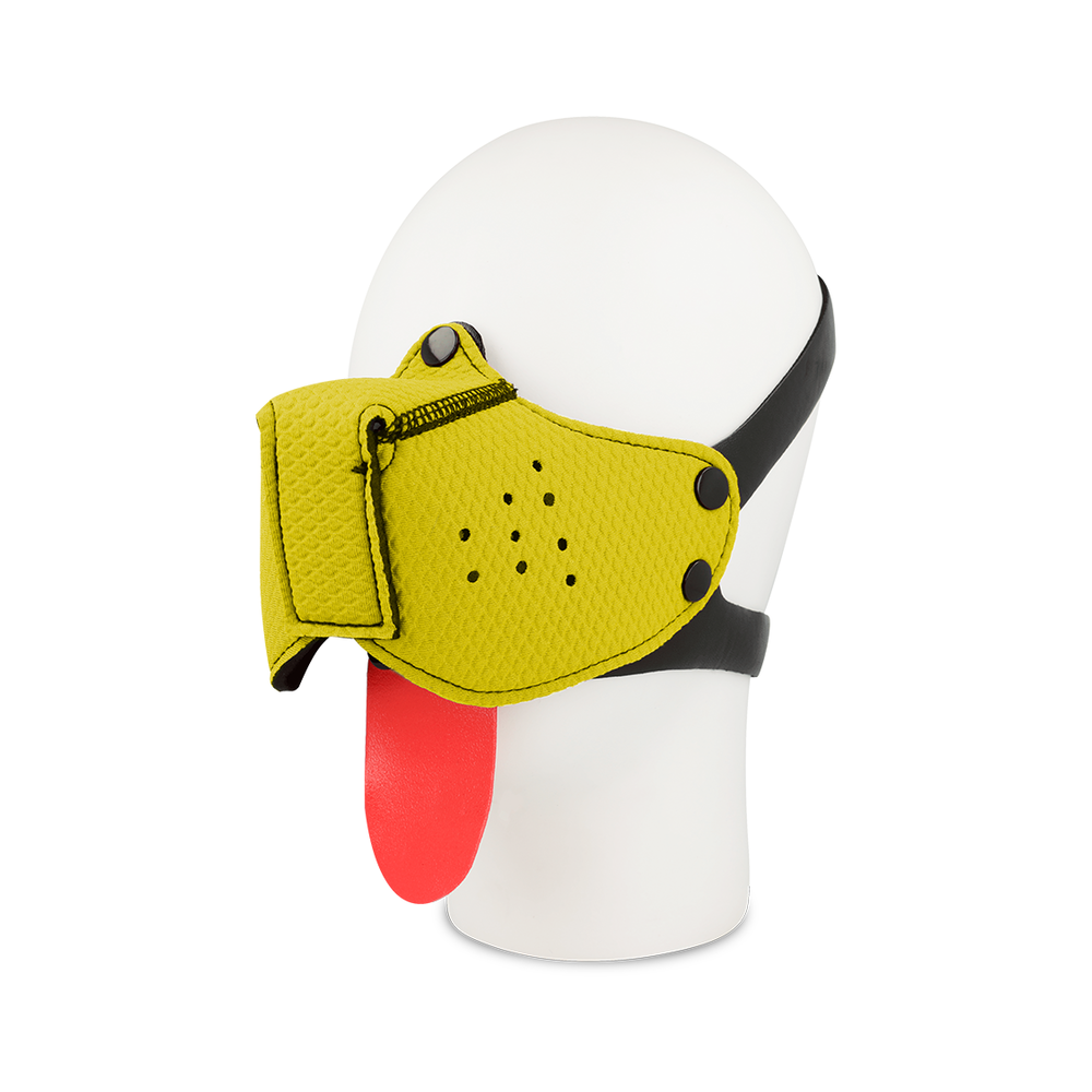 OHMAMA FETISH DOG MUZZLE - YELLOW