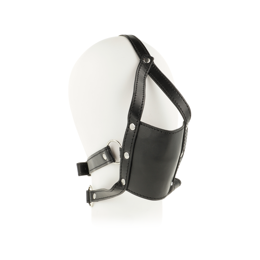 OHMAMA HEAD HARNESS WITH MUZZLE COVER BALL GAG