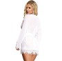 SUBBLIME - BABYDOLL WHITE LONG SLEEVES FRINGED BABYDOLL L/XL